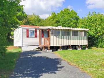 Exterior of the caravan