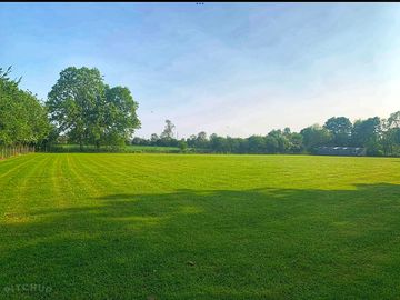 View of the camping field