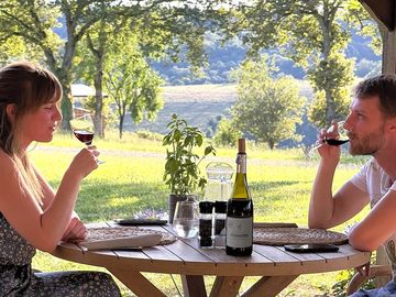Terrasse avec vue depuis le restaurant