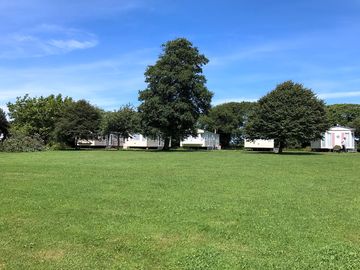 Lots of green space around the holiday homes