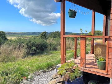 Cabin view overlooking Malltreath estuary