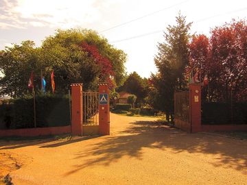 Entrance to the campsite