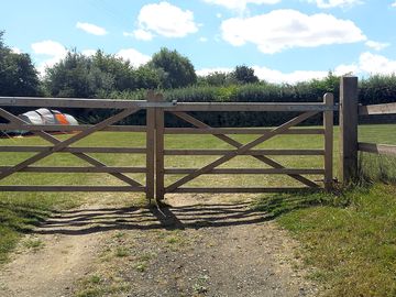 Gate to the site