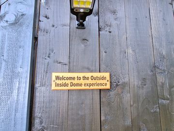 Welcome sign