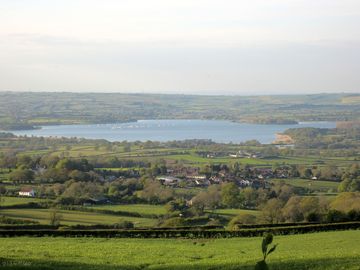 Chew valley lake view from the site