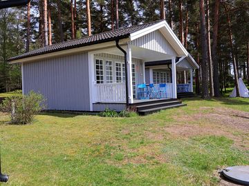 Cabin with covered verandah