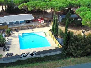 Aerial view of the site