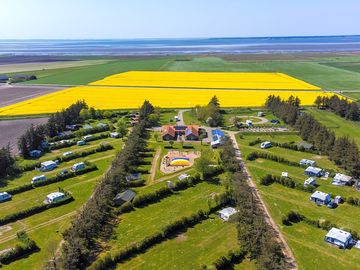 Luchtfoto Ballum Camping