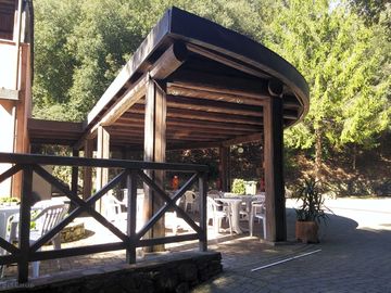 Bar and reception with ample terrace