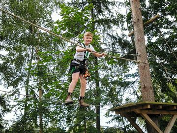 Castlewood Tree Top Adventure at Castlewood Holiday Park, Antrim