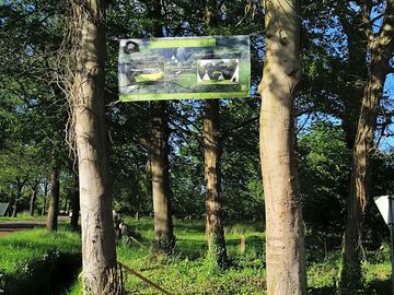 Sign by the site