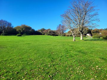 Camping field and recreation space