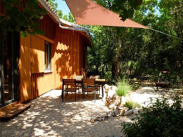 The terrace in summer