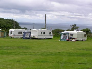 Pitches with sea views