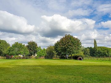 Visitor image of the lovely location and well-managed grass areas.