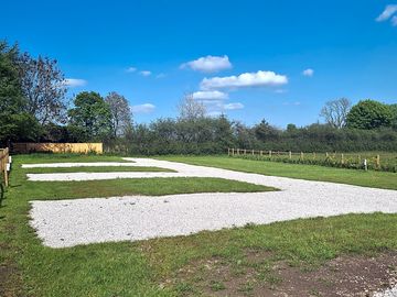 Grass and hardstanding pitches