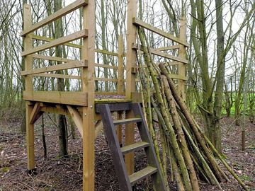 A lookout tower