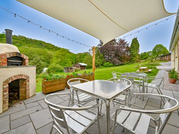 Barbecue area on the terrace