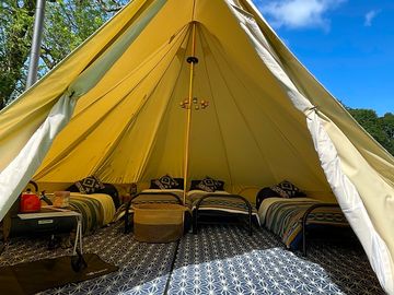 Spacious bell tent
