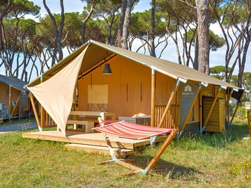 Tent with private terrace