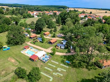 Aerial view of the site