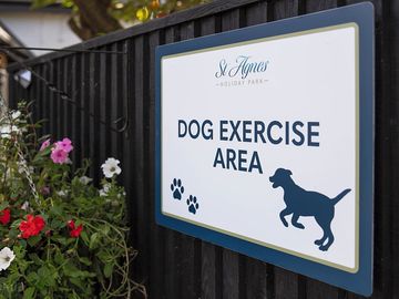 Our dog exercise area