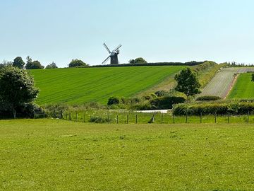 Windmill above the field