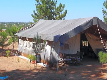 The safari tent