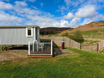 Shepherd's hut exterior