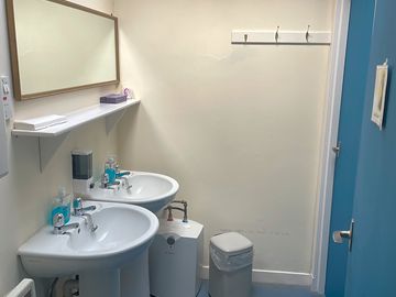 Ladies' powder room