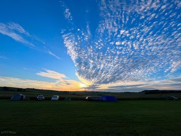 As the evening sets…