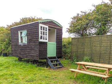Shepherd's hut exterior