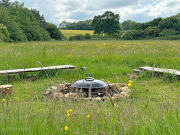 fire pit and small firepit