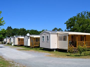 Exterior of caravans