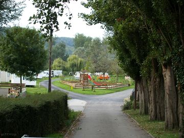 Path through the site