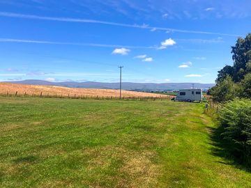 Views to Cross Fell and Great Dun Fell on a sunny day