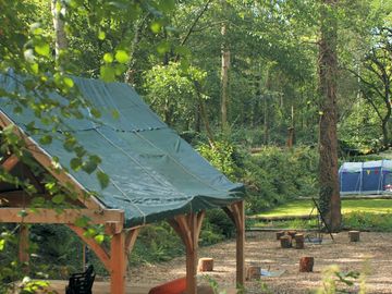 Outdoor chill area