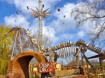 Flamingo land, opposite the caravan park