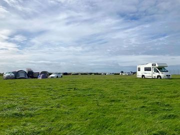 Large field with grass pitches