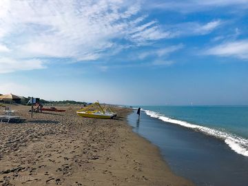 The massive beach