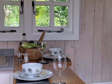 Fold away dining table