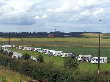 Looking over the pitches