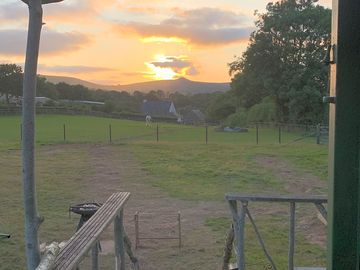 Sunset from the deck