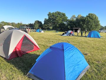 Tents on site