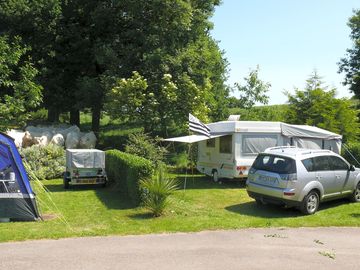 View of the spacious pitches