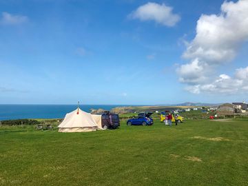 Views from the top of the campsite