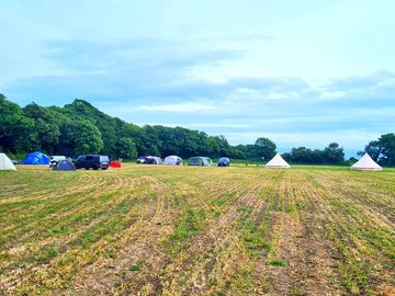 Campers on the first weekend of opening