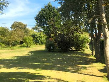 Pitches shaded by trees