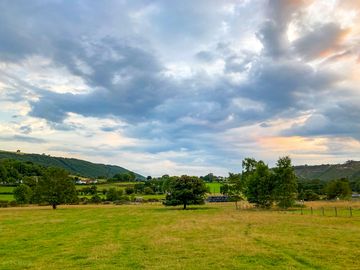 View from the caravan