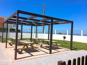 Picnic tables